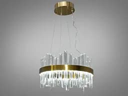 Люстра стельова LED Diasha 836/400BR, 90W, бронза, сучасний стиль для спальні та вітальні