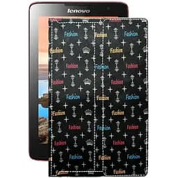 Чехол StatusCASE из экокожи для планшета Lenovo Idea Pad A5500 8 Фэшн черный