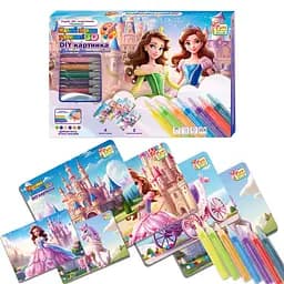 Рисуй песком 4FUN Game Club 6 карт 6 цветов песка щетка 66583