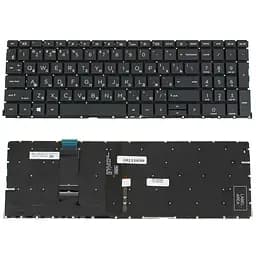 Клавіатура для ноутбука HP (ProBook: 450 G8, 455 G8) rus, темно-сіра, без фрейма, підсвічування клавіш