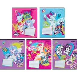 Набор тетрадей Kite My Little Pony А5 в линейку 12 листов 25 шт. (LP24-234)