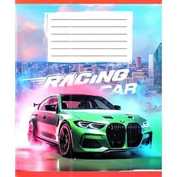 Зошит учнівський "Авто в диму" Leader 036-580051L-3 у лінію, 36 аркушів (959057)