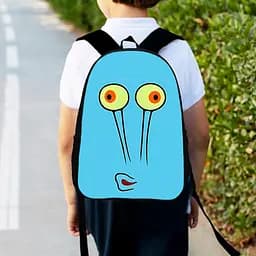 Рюкзак дитячий Губка Боб Равлик Гері 34х27см, міський ранець для хлопчика (00515)