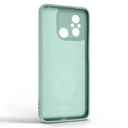 Силиконовый чехол для Xiaomi Redmi 12C, Icon Ring, зеленый, панель-накладка, с кольцом-подставкой на 360°, противоударный, возможность использования магнитных держателей, ArmorStandart (ARM68795) - мініатюра 2
