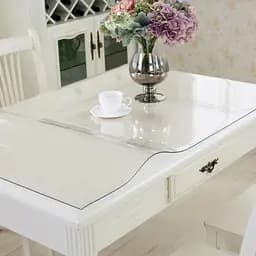 М'яке скло Прозора силіконова скатертина на стіл Soft Glass Захист для меблів 3.7х1.0 м Товщина 1.5 мм - мініатюра 3