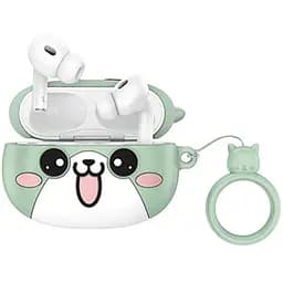 Наушники беспроводные Hoco TWS EW48 вакуумные mint cat