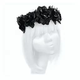 Венок Hanna из роз черный