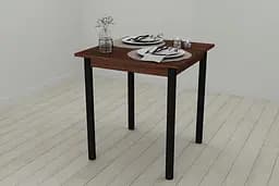 Стіл кухонний Ferrum-decor Агата 75x70x70 Чорний ДСП Венге 16мм (FRD-105596) - мініатюра 4