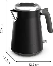 Електрочайник Tefal Collection 1.68 л Strix нержавіюча сталь чорний kuh0015329 - мініатюра 3