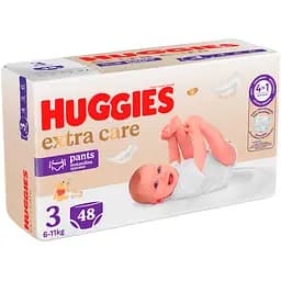 Підгузки-трусики Huggies Extra Care Pants 3 (6-11 кг) 48 шт. - мініатюра 2