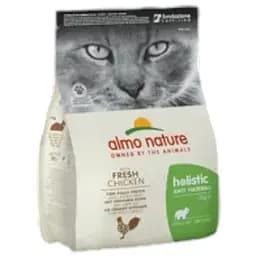 Сухий корм для виведення вовни у кішок Almo Nature Holistic Hairball курка 2 кг