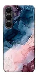 Чехол Demsky Розово-голубые разводы для Samsung Galaxy S25 FE