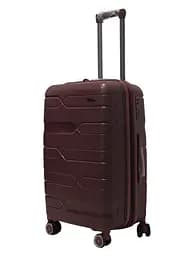 Валіза середня M поліпропілен Milano bag 0306 65×42×28см 56л Бордовий - мініатюра 2