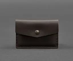 Кожаный кард-кейс 9.0 темно-коричневый Краст