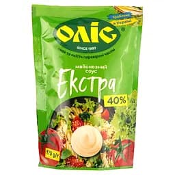 Соус Оліс Экстра майонезный 40% 170 г (692181)