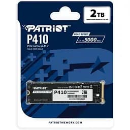 Твердотільний накопичувач SSD Patriot 2Tb, P410, PCI-E 4.0 x4, M.2 2280, 3D TLC, 5000/4500 МБ/с teh0019795 - мініатюра 3