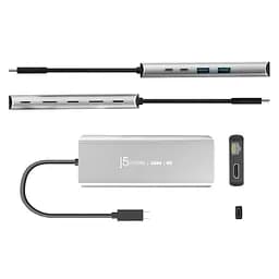 USB-Хаб j5create JCD403-N, Type-C 6-в-1 (JCD403-N) - мініатюра 5