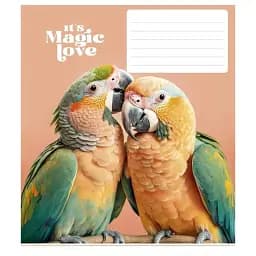 Тетрадь ученическая Школярик It's a magic love 012-3300L-1 в линию 12 листов