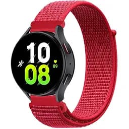 Ремінець Universal Nylon 20 mm Samsung/Amazfit/Huawei Red
