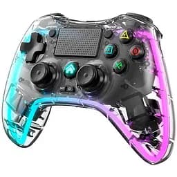 Джойстик геймпад JYC для PS4 и ПК, телефон прозрачный беспроводной с RGB