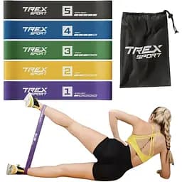 Набор резинок для фитнеса Trex Sport TX-065RBC 1-18 кг