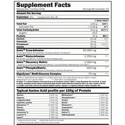Гейнер Amix CarboJet Gain Mass Professional 1800 г (1091-818 129) - мініатюра 2