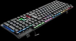 Клавіатура REAL-EL Comfort 7011 Backlit Ukr RGB Black (EL123100043) - мініатюра 1