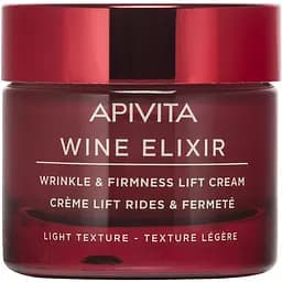 Крем-ліфтинг легкої текстури Apivita Wine Elixir для боротьби зі зморшками та підвищення пружності, 50 мл