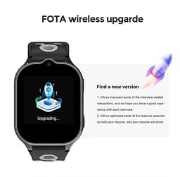 Дитячий смарт годинник T-47 Pro з GPS відстеженням, 4G SIM-картою, відеодзвінками, прослуховуванням, HD камерою, кнопкою SOS, ліхтариком, українською мовою та вологозахистом IP67 До 5 днів роботи Чорний - мініатюра 10