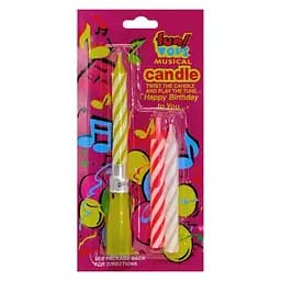 Свічка для торта музична