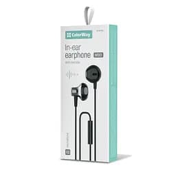 Навушники ColorWay Slim 3.5 mm Wired Earphone Blast 1 Black (CW-WD01BK) - мініатюра 8
