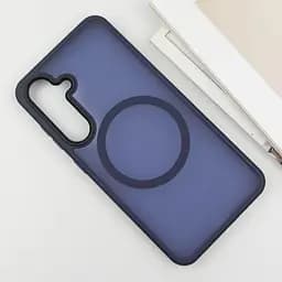 Чохол Ummi Colorful with MagSafe для Samsung Galaxy S26+ Синій / Navy Blue - мініатюра 3