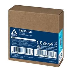 Корпусний вентилятор 80 мм Arctic S8038-10K ACFAN00279A Black - мініатюра 7
