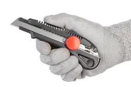 Ніж сегментний будівельний висувний Intertool 18 мм гвинтовий HT-0502 - мініатюра 8