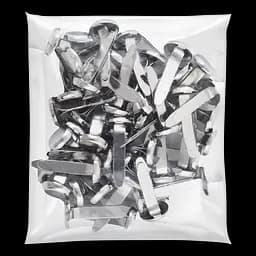 Набір пінів канцелярських Offtop, 50 шт., сріблястий (853428)