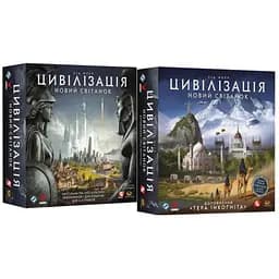 Настольная игра Geekach Games Цивилизация. Новый рассвет с дополнением Терра инкогнита (укр.) (GKCH194cv+1)