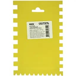 Шпатель зубчатий Світязь 170х120 мм (132615)