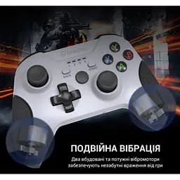 Геймпад джойстик GamePro MG-650 White 2.4G PC/PS3/Android - мініатюра 9