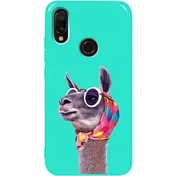 Чохол-накладка Toto Pure TPU 2 mm Print Case Xiaomi Redmi 7 #8 Lama Glasses Mint