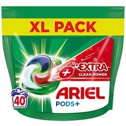Капсули для прання Ariel Pods+ Сила Екстраочищення 40 шт.