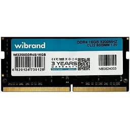 Модуль пам'яті для ноутбука SoDIMM DDR4 16GB 3200 MHz Wibrand (WI3200DDR4S/16GB)