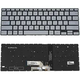 Клавіатура для ноутбука ASUS (UX462 series) rus, silver, без фрейму, підвіска клавіш