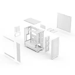Корпус Fractal Design Epoch Tempered Glass без БЖ White (FD-C-EPO1A-03) - мініатюра 13