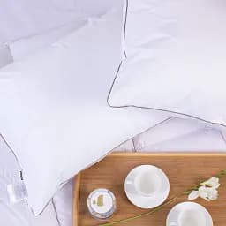 Подушка пухова MirSon Raffaello White 200 м'яка 40х60 см (2200000060488) - мініатюра 9