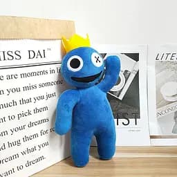 М'яка іграшка Watchbands Синій райдужний друг Blue з Райдужні друзі Rainbow Friends Roblox довжина 30 см (MI-19524) - мініатюра 5
