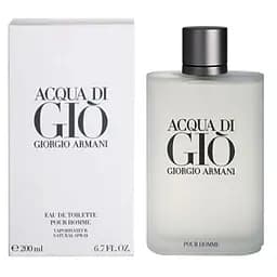 Оригінал Giorgio Armani Acqua Di Gio Pour Homme 200 мл туалетна вода