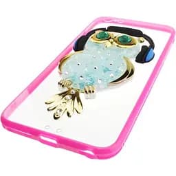Чохол-накладка Toto TPU Stones Case IPhone 6 Plus/6S Plus Owl in Headphones Green - мініатюра 4