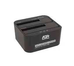 Внешний карман 2.5/3.5 SATA HDD/SDD USB3.0 Agestar 3UBT6-6G Black - мініатюра 1