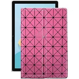 Чехол StatusCASE из экокожи для планшета Blackview Tab 13 Розовый ромб