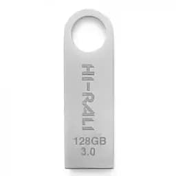 Флеш-накопичувач Hi-Rali Shuttle USB 3.0 Срібна серія - 128GB Срібний